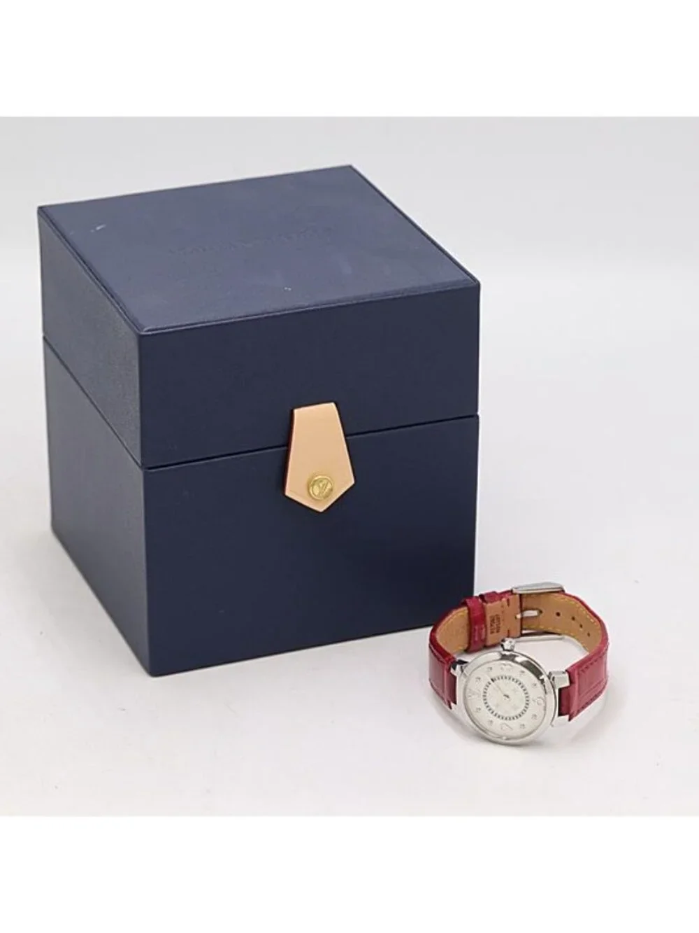 Louis Vuitton Tambour Quartz Silver Dial Watch - Picture 5 of 5